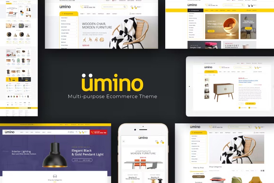 Umino Electronic OpenCart Theme