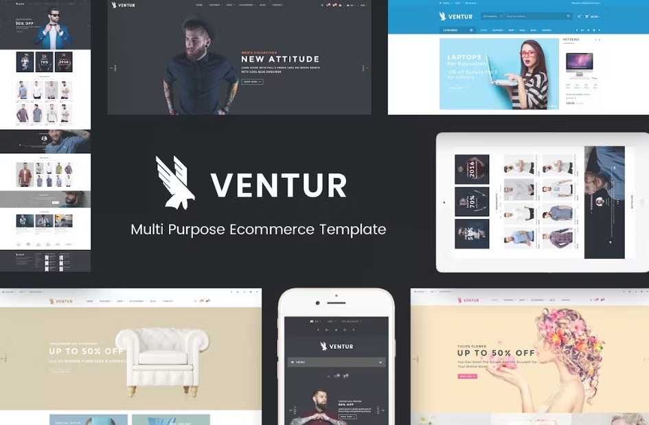 Ventur Fashion OpenCart Theme