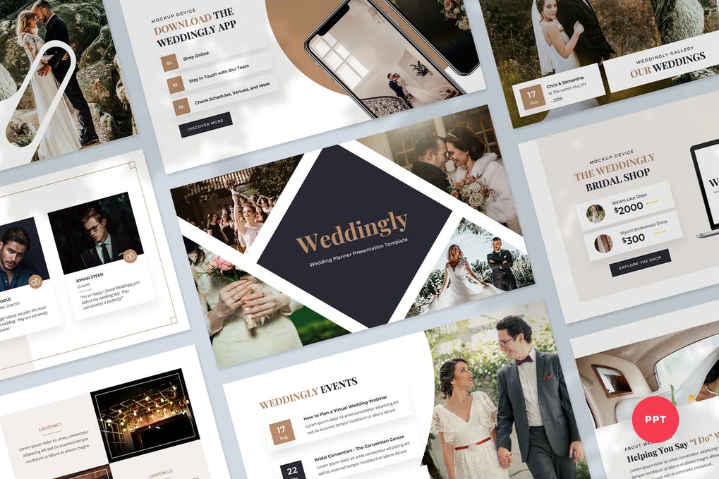 Free Wedding Planner PowerPoint Presentation Template Download