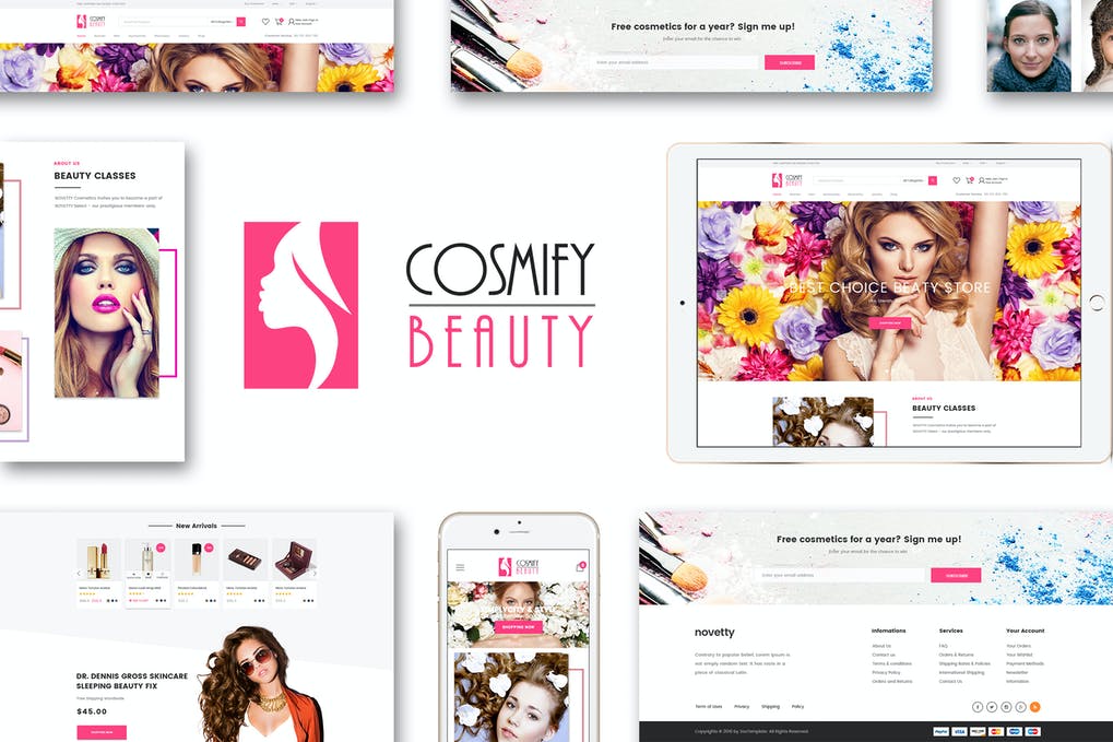 Free Cosmify Fashion Cosmetic Shopify Theme Download