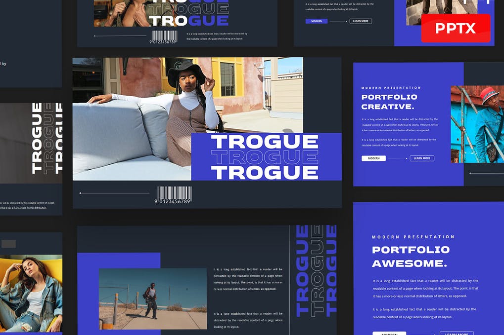 Free Trogue Powerpoint Presentation Template Download