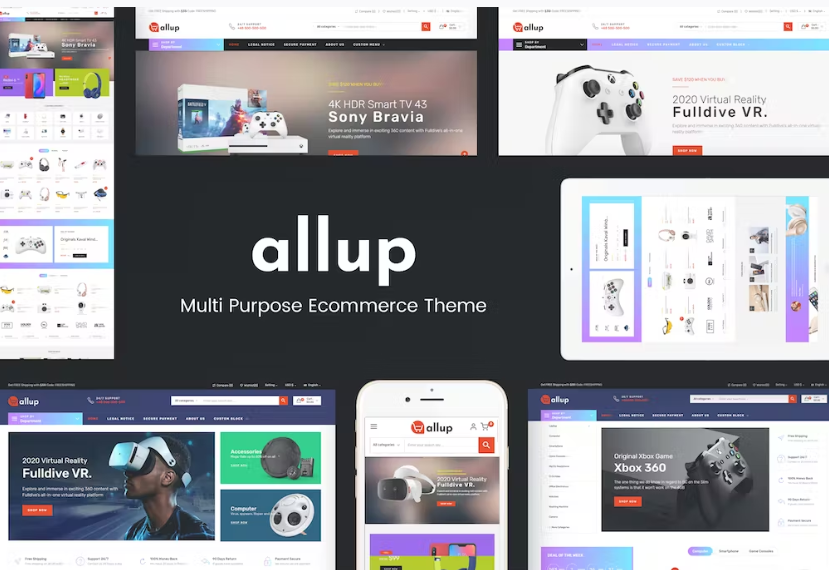 Free Allup Multipurpose Responsive Prestashop Theme Download