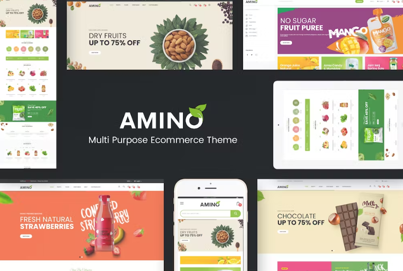 Free Amino Organic & Multipurpose Prestashop Theme Download