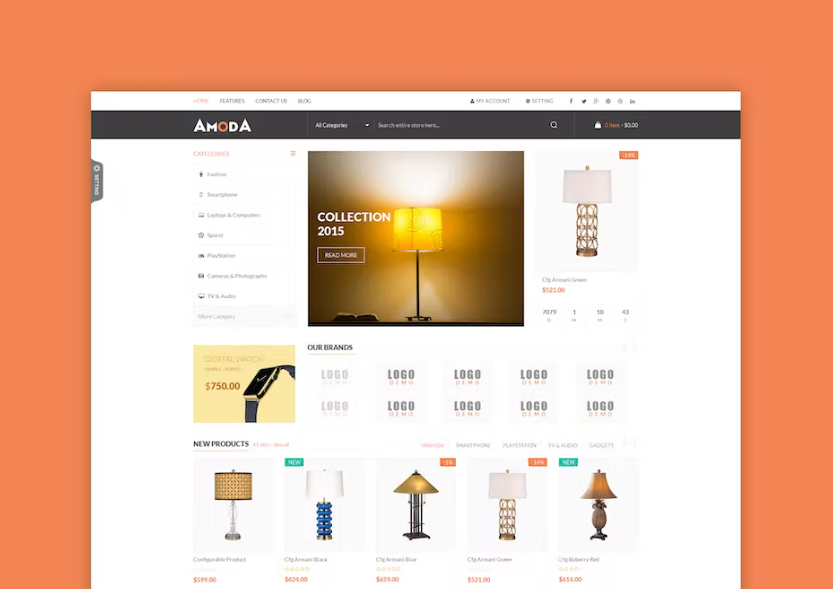 Free Amoda Responsive Magento Theme Download