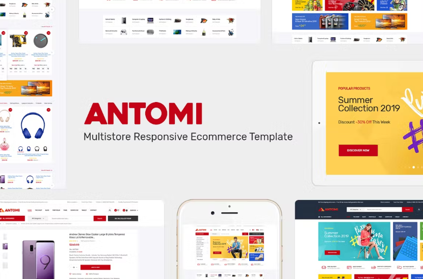  Free Antomi Multipurpose Responsive Prestashop Theme Download