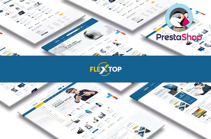 Free Flextop Responsive Prestashop 1.7 Theme Download