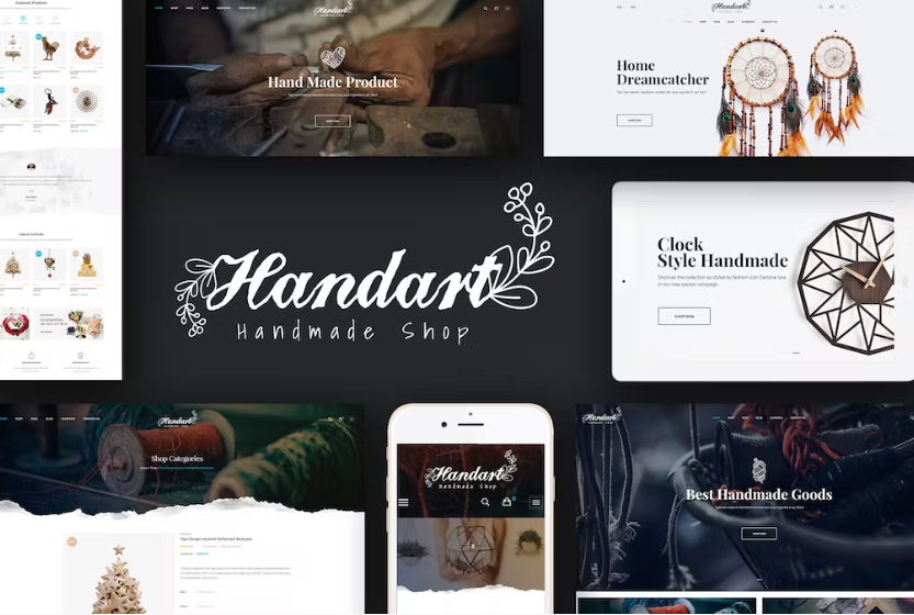 Free HandArt Magento Theme for Handmade Artists Download