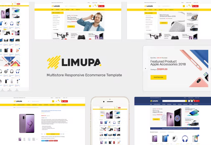 Free Limupa Responsive Prestashop Theme Download