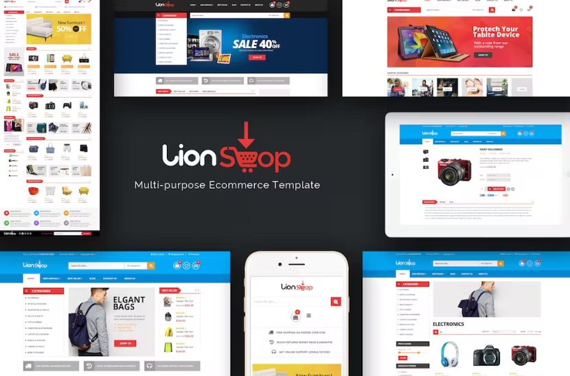 Free Lion Responsive Prestashop Theme Download