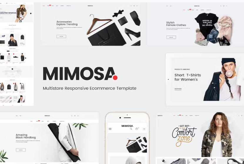 Free Mimosa Responsive Fashion Prestashop 1.7 Theme Download