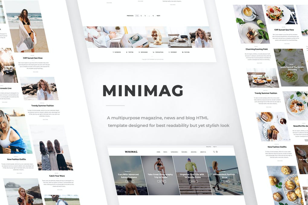 Free MiniMag Magazine and Blog WordPress Theme Download