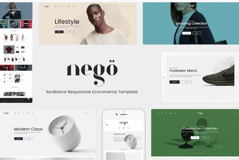 Free Nego Minimalist Responsive Magento Theme Download