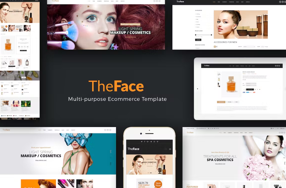 Free Theface PrestaShop Theme for Beauty & Cosmetics Download