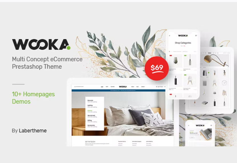 Free Wooka Responsive Prestashop Theme Download