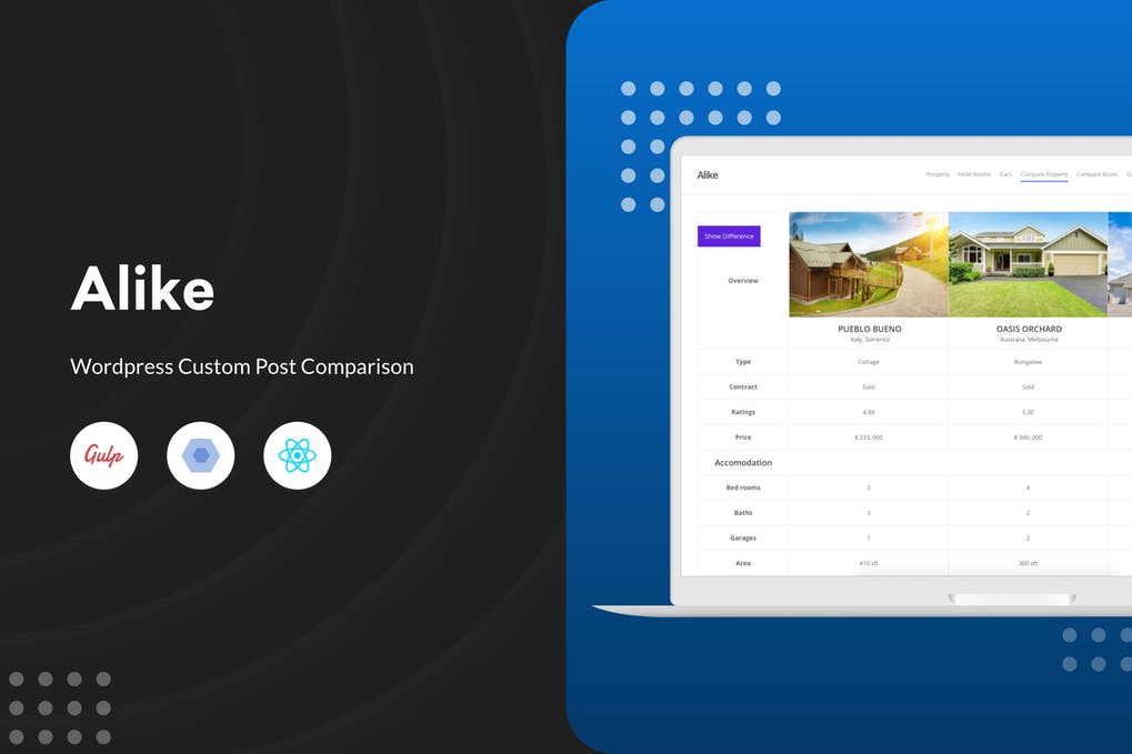 Free Alike WordPress Custom Post Comparison Download
