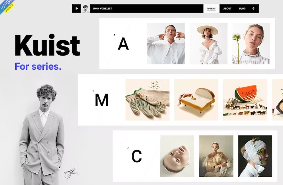 Free Kuist Portfolio WordPress Theme Download