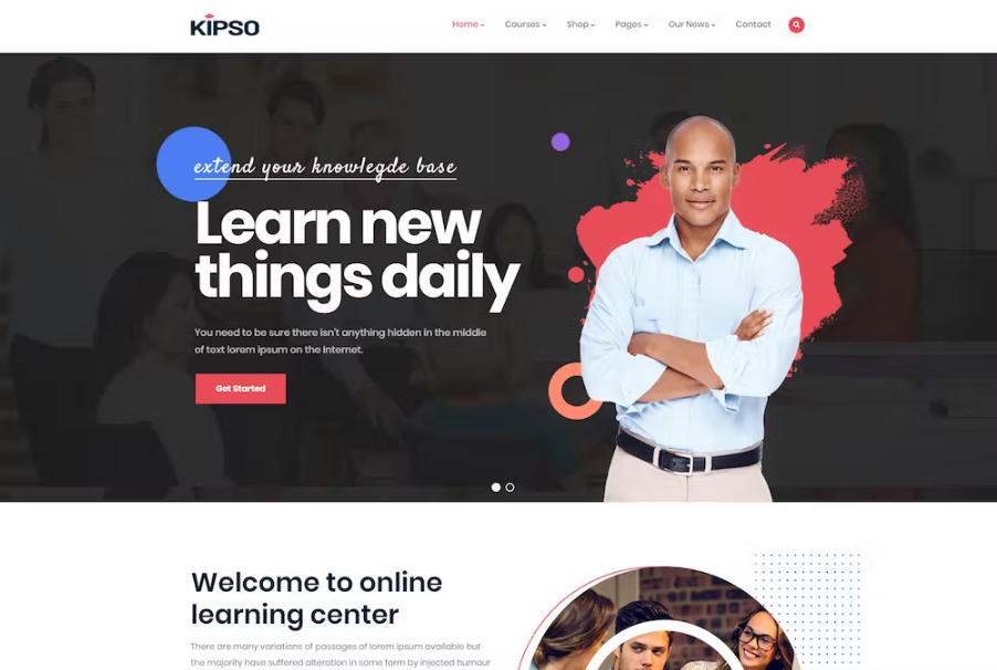  Free Kipso Bildung LMS WordPress Premium Themes Download