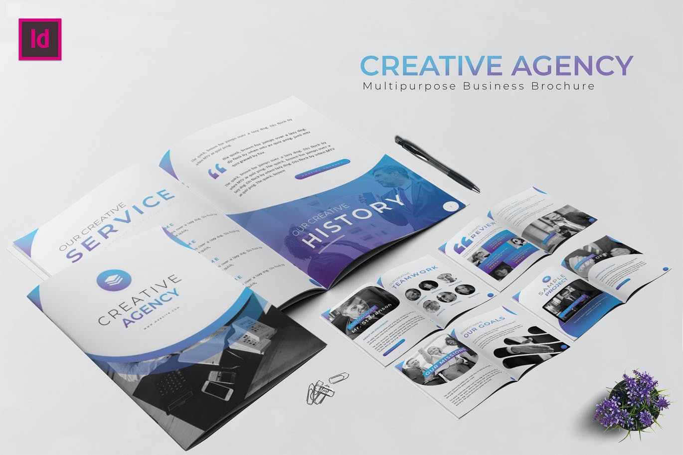 Free Business Agency Brochure Template Download