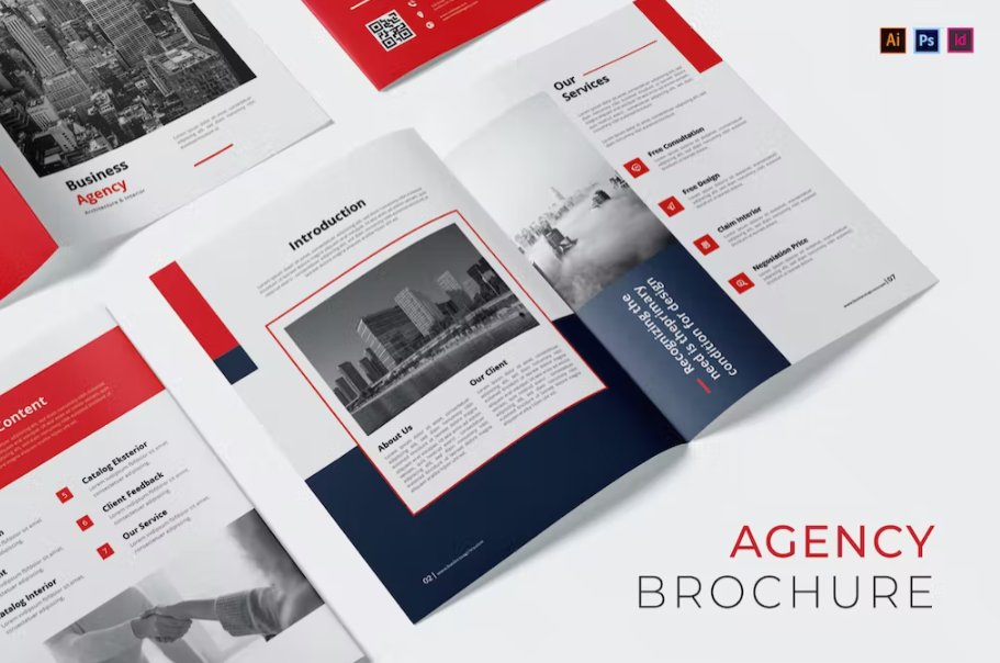 Free Business Agency Brochure Template Download