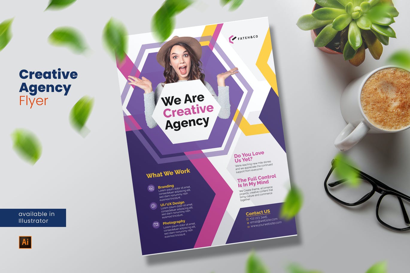 Free Creative Agency Flyer Template Download