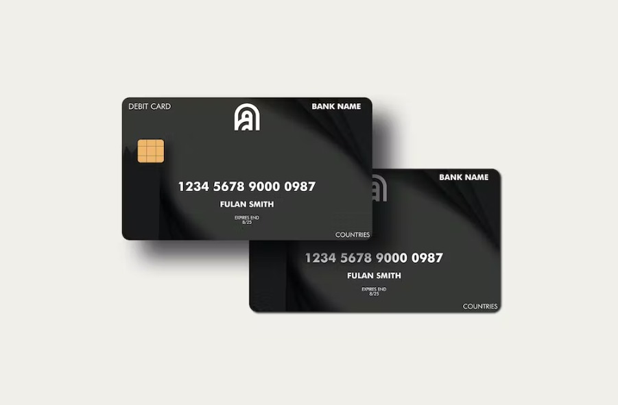 Free Debit Card Mockup Template Download