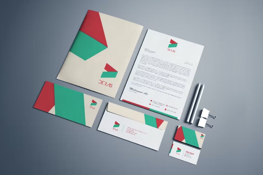 Free Deras Corporate Identity Mockup Template Download