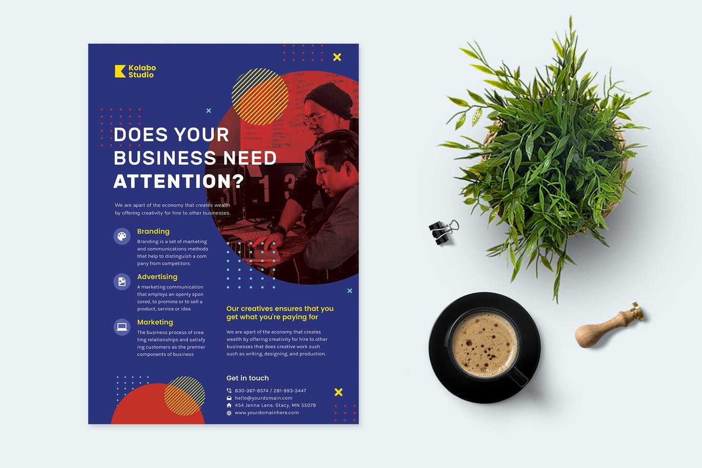 Free Digital Agency Flyer Template Download