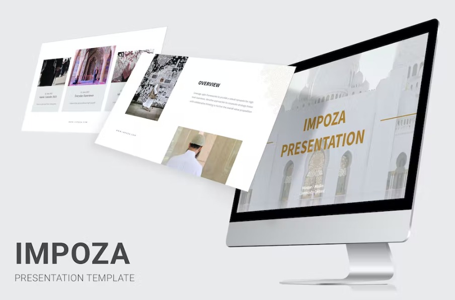 Free Impoza Ramadan Islamic Event Powerpoint Template Download