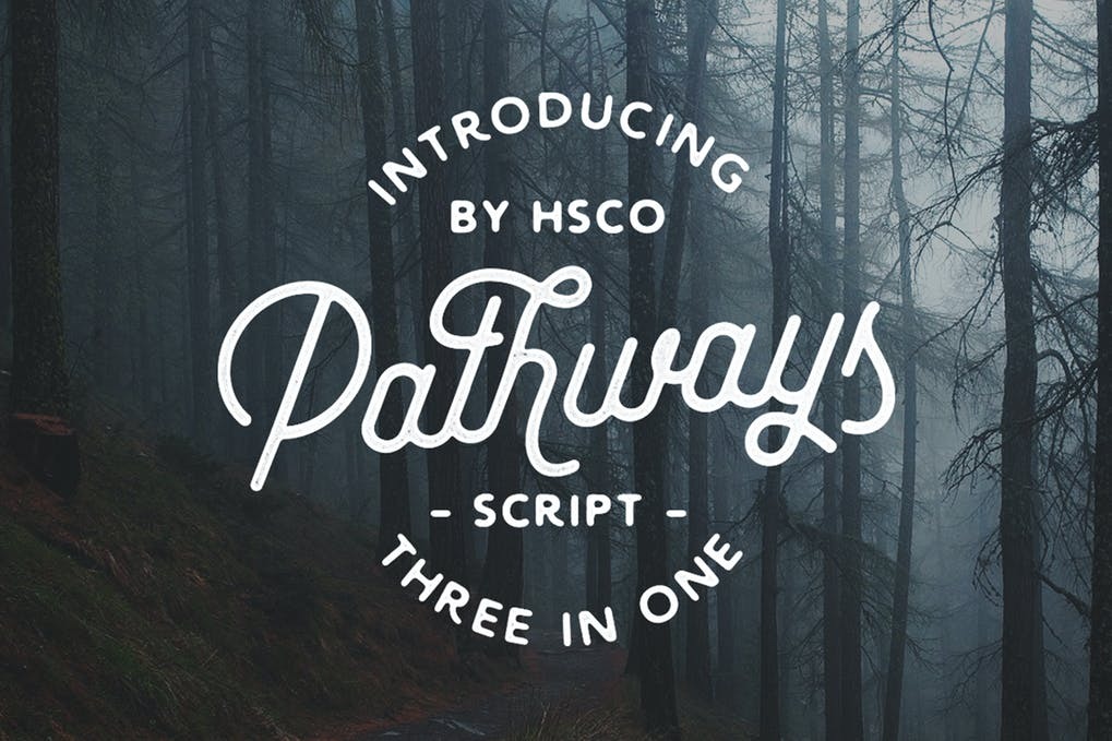 Free Pathways | 4 Styles + Bonuses Font Download