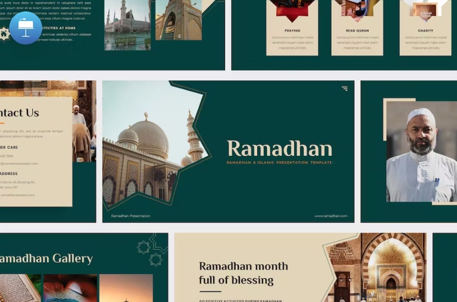 Free Ramadhan Moslem Keynote Template Download