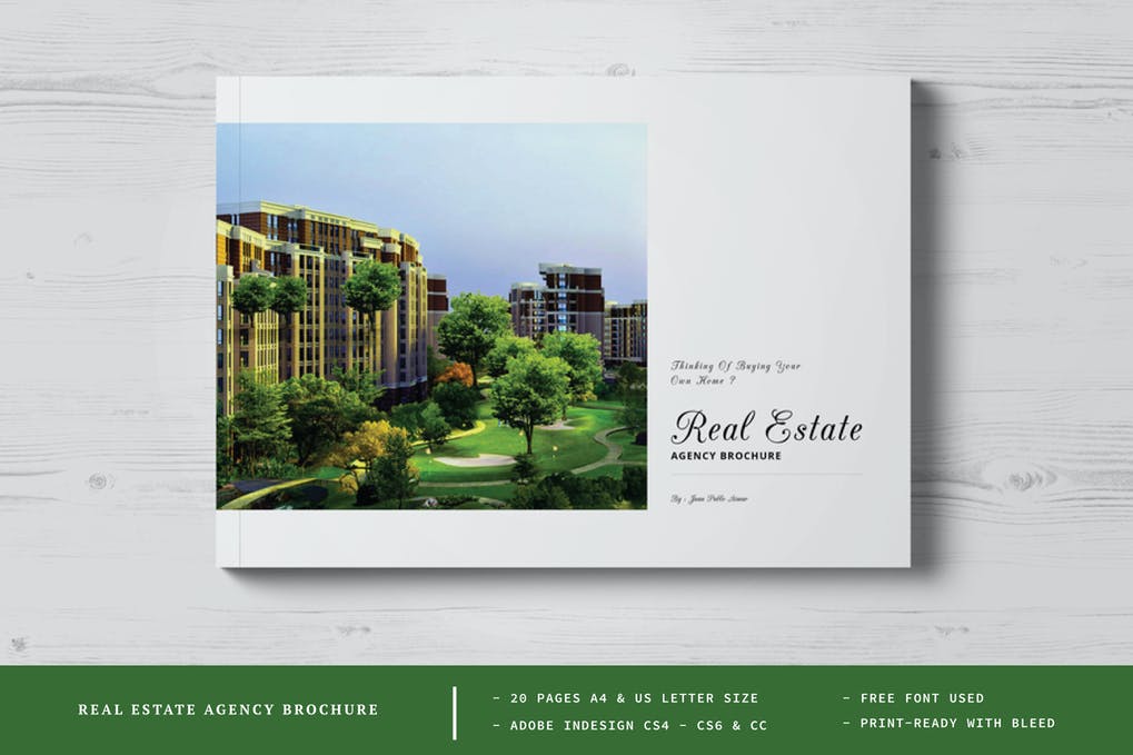 Free Real Estate Agency Brochure Template Download