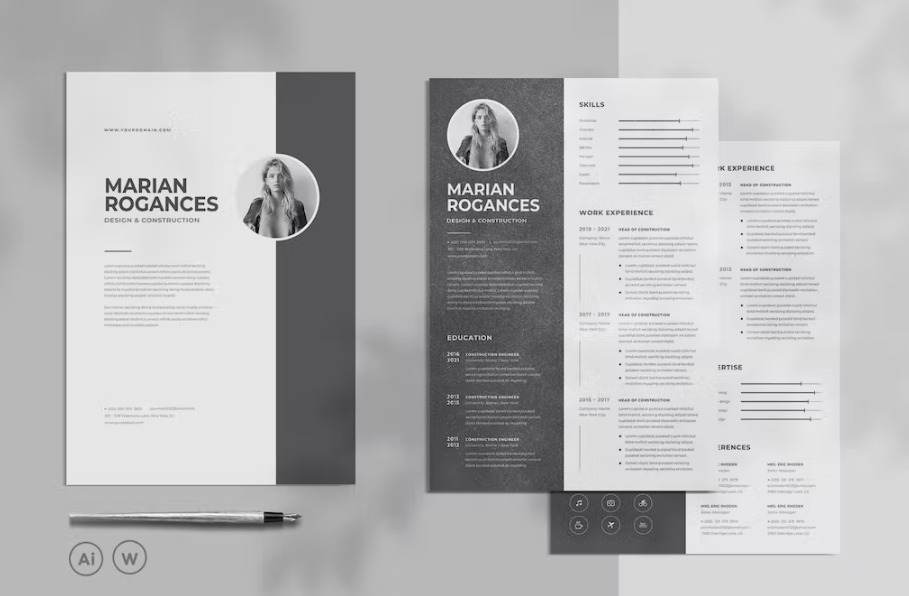 Free Modern Resume Template Download