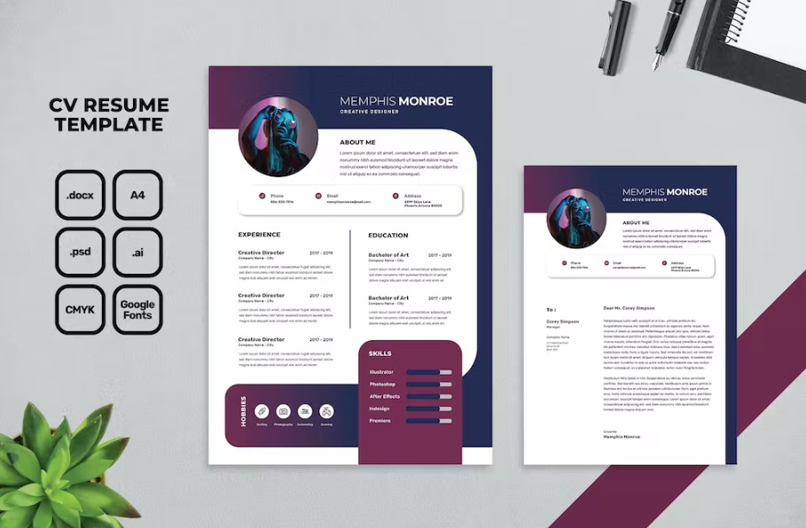 Free Modern Resume Template Download