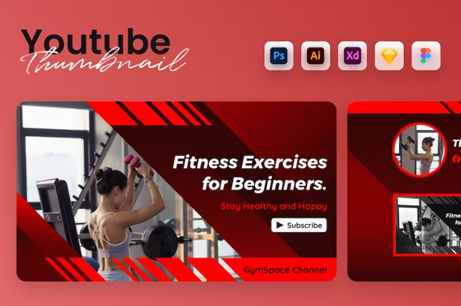 Free Youtube Thumbnail Banner Template Download