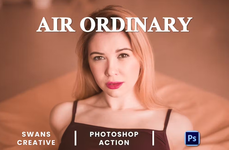 Free Air Ordinary Photoshop Action Download