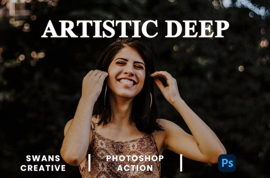 Free Artistic Deep Photoshop Action Download