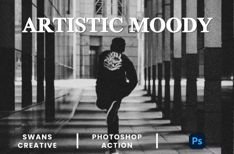 Free Artistic Moody Photoshop Action Download