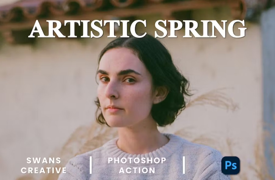 Free Artistic Spring Photoshop Action Download