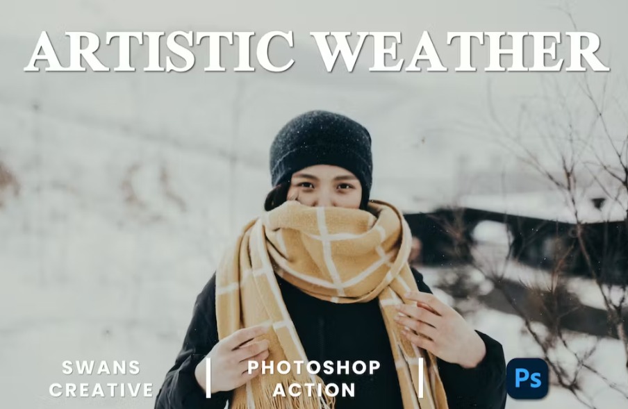 Free Artistic Weather Photoshop Action Download