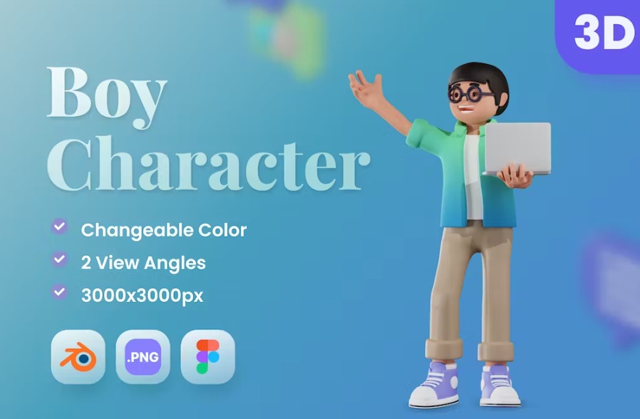 Free Boy 3D Character Download