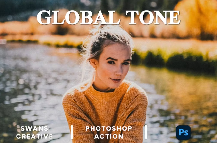 Free Global Tone Photoshop Action Download