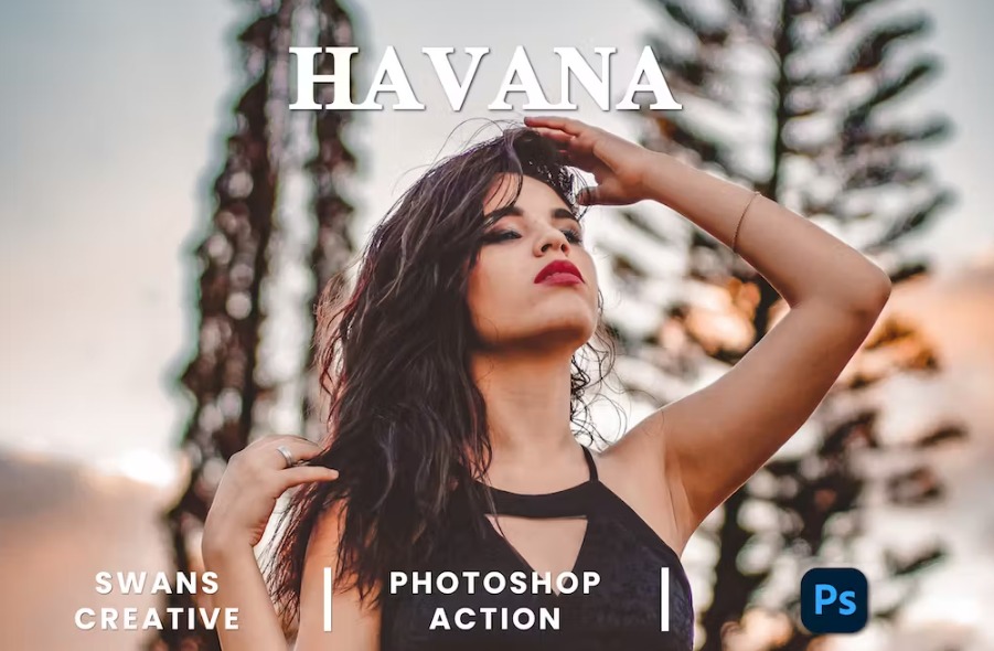 Free Havana Photoshop Action Download