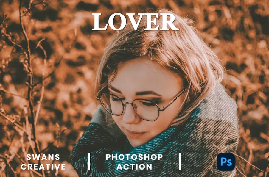 Free Lover Photoshop Action Download