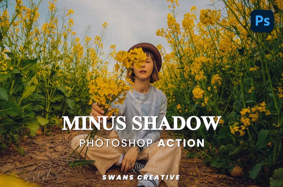 Free Minus Shadow Photoshop Action Download