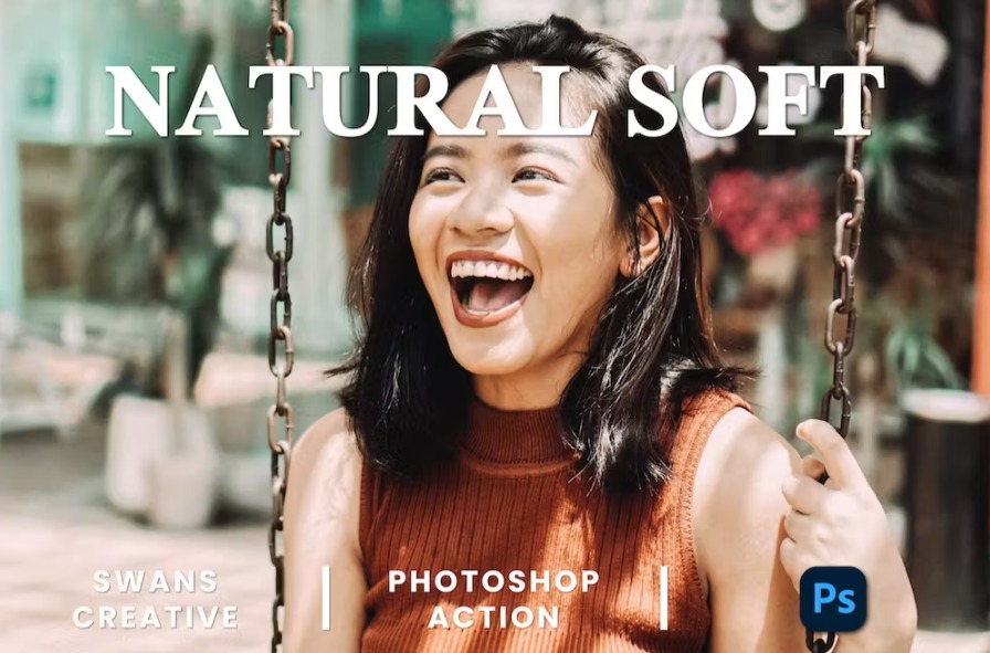 Free Natural Soft Photoshop Action Download