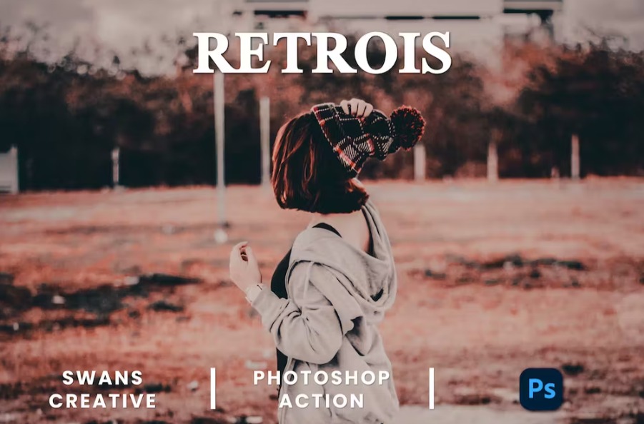 Free Retrois Photoshop Action Download