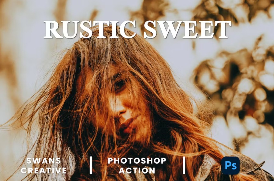 Free Rustic Sweet Photoshop Action Download