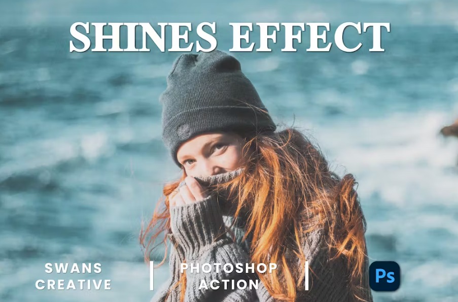 Free Shines Effect Photoshop Action Download