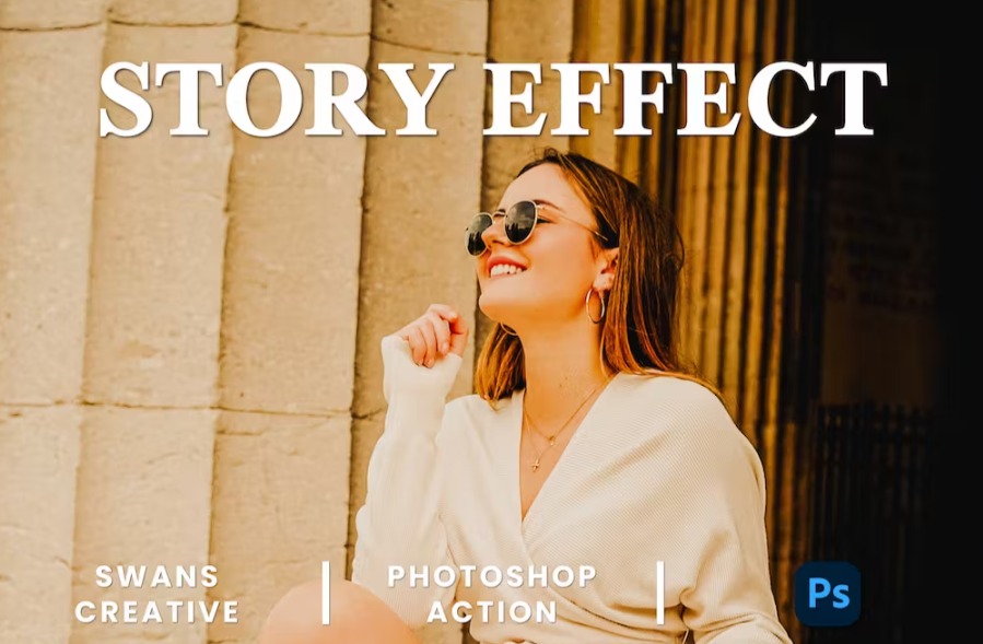 Free Story Effect Photoshop Action Download